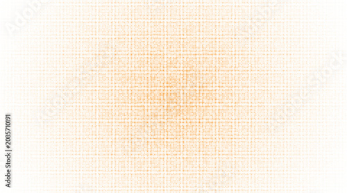 Halftone pattern with orange dots on white background texture design element for graphic resources