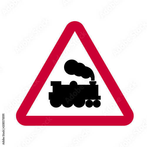 railroad crossing sign