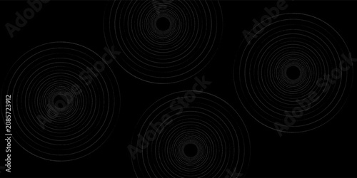 Foto Spiral with lines in circle