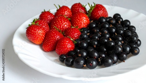 Fresh berries on a plate