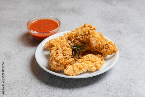 Chicken Tenders with Red Sauce Bowl