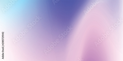 Billede på lærred Sunset soft and fluid gradient background with a blend of vibrant pink, sky blue, and warm peach tones