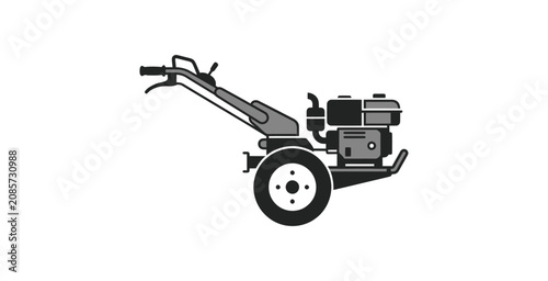 Konstfotografi Tiller Vector Illustration