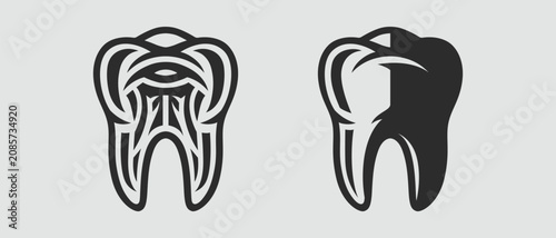 Tribal tooth logo