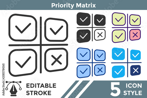 Fotografie Priority Matrix