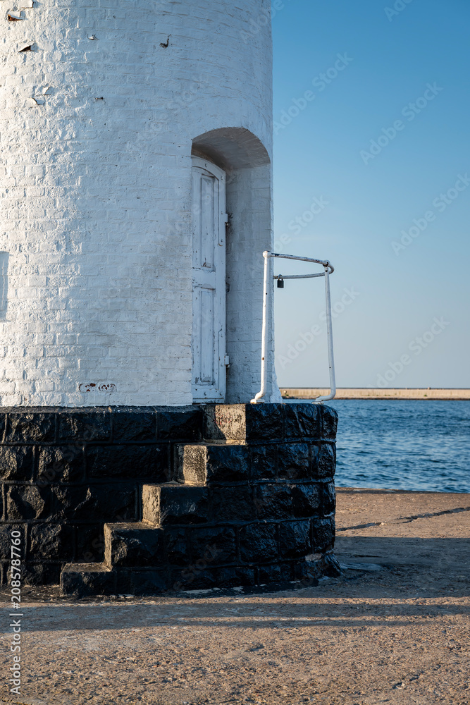 Fototapeta premium Stawa Mlyny - an iconic navigation mark and the official symbol of Swinoujscie, Poland