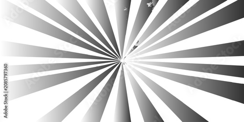 Radial Gradient Sunburst Background with Subtle Starburst Elements Vector Illustration