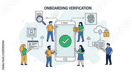 Digital Onboarding Verification Process: Secure User Authentication and Identity Confirmation on Mobile App with Diverse Team