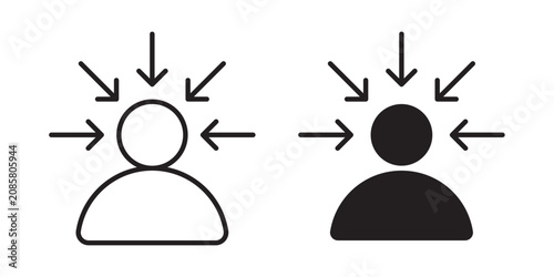 Fotografie Centric consumer icon