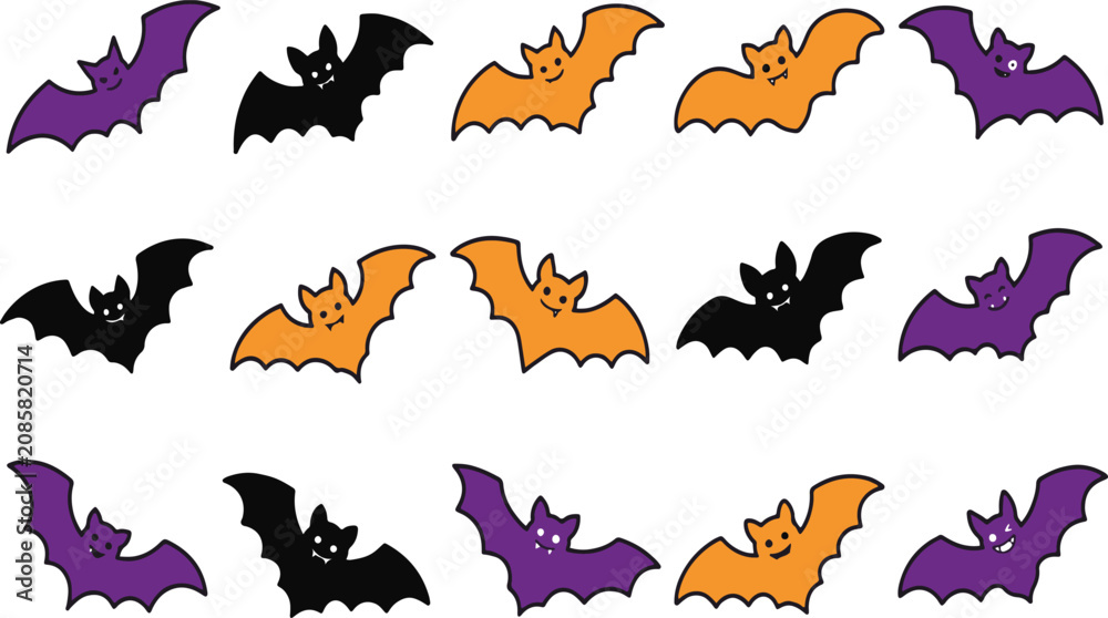 Obraz premium Halloween Bat vector design