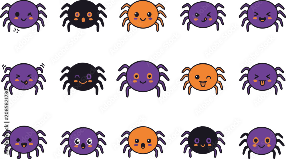 Obraz premium Halloween Sipder vector design
