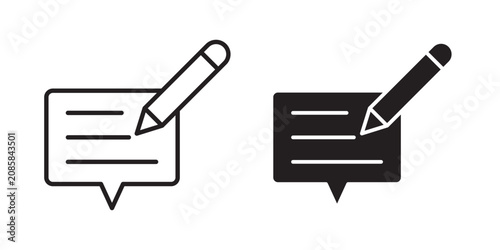 Write comment icon