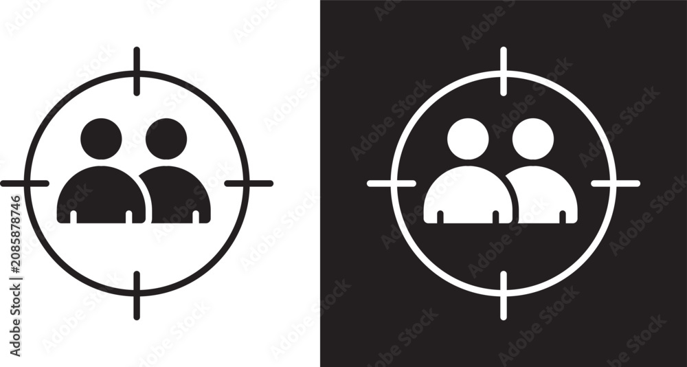 Fotografie Target audience icon