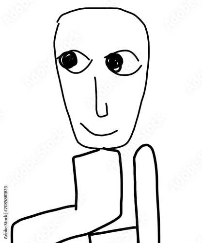 man sitting on a chair