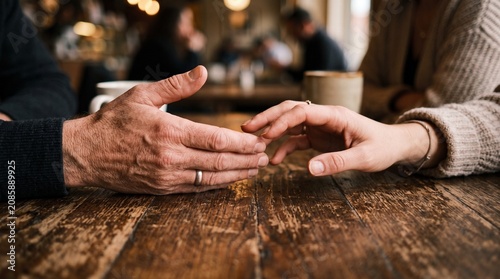Two Hands Reaching Toward Each Other Symbolizing Forgiveness and Reconciliation