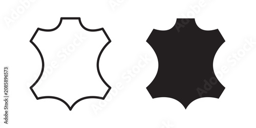 Fotografie Leather material icon