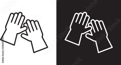 Obraz na plátně Gloves icon