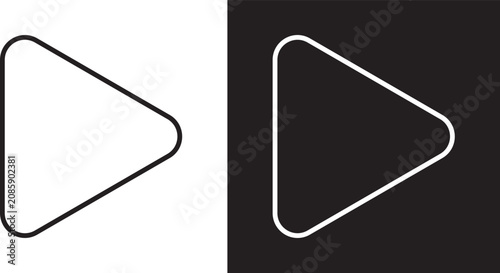 Obraz na płótnie Media play button icon