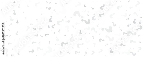 Bild auf Leinwand Question mark seamless pattern. Repeating interrogation patern.