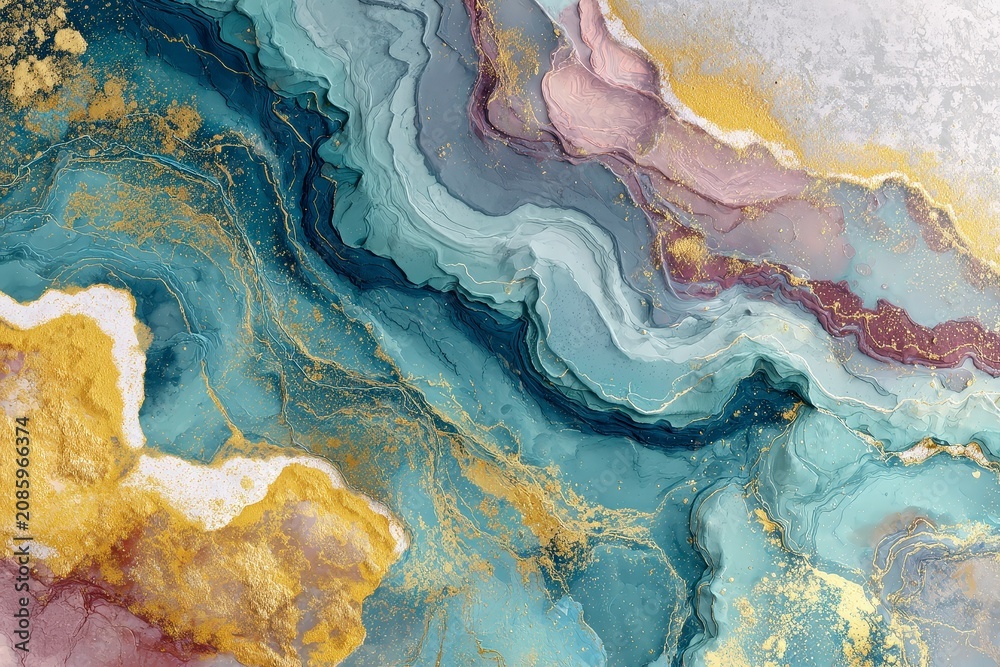 Naklejka premium Abstract colorful brush stroke texture design