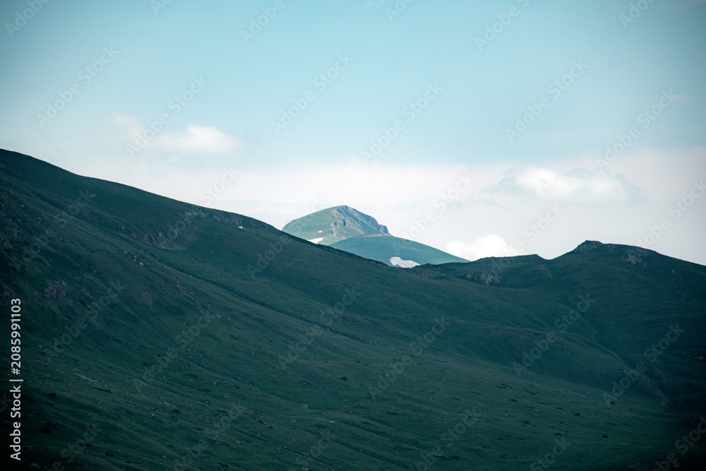 Obraz premium mountain landscape with clouds