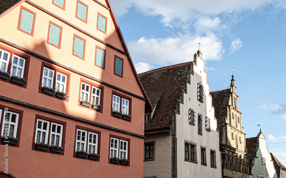 Fototapeta premium Europian Gothic Town