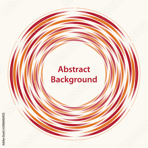 Red and orange Triple-spira...