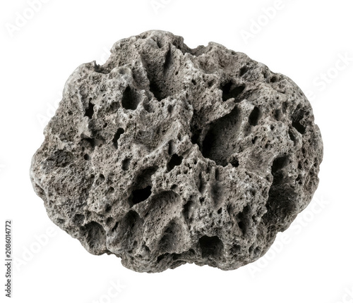 Obraz na plátně Porous pumice png gray pumice png volcanic pumice png natural pumice png Rough i