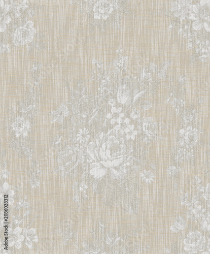 Принти на полотні Seamless sophisticated beige and white abstract texture with high-quality elegan