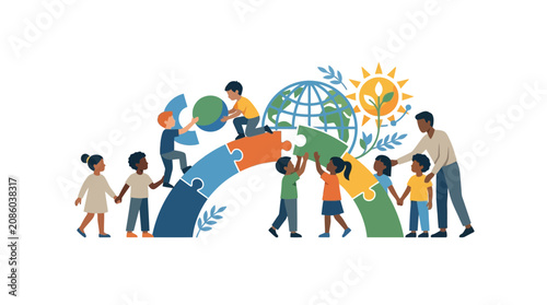 Diverse Children Building Global Community Together