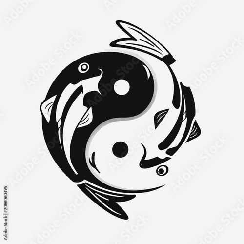 Yin Yang Fish Symbol