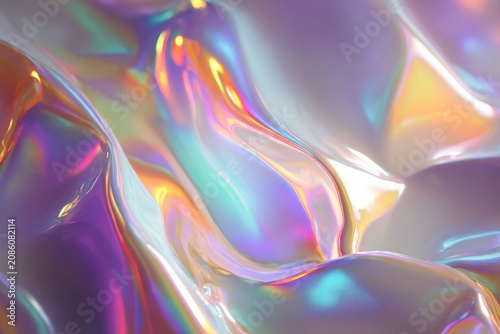 Vibrant Iridescent Soap Bubble Cluster Reflecting Rainbow Light Spectrum bubbles reflection