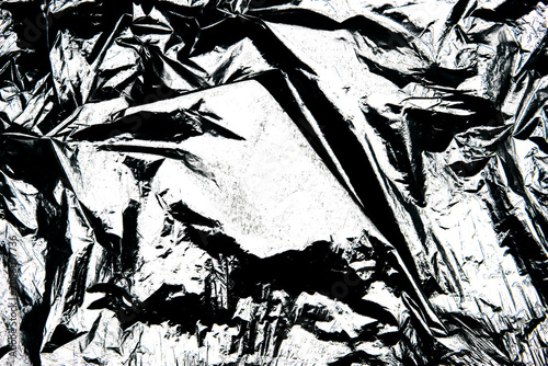 Obraz na plátne Plastic wrap texture overlay effect.