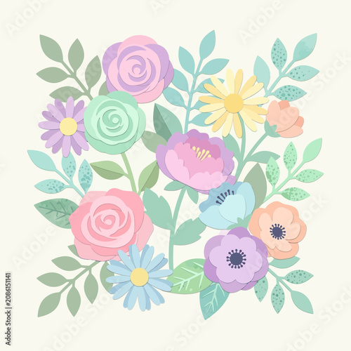 Pastel Flower Bouquet