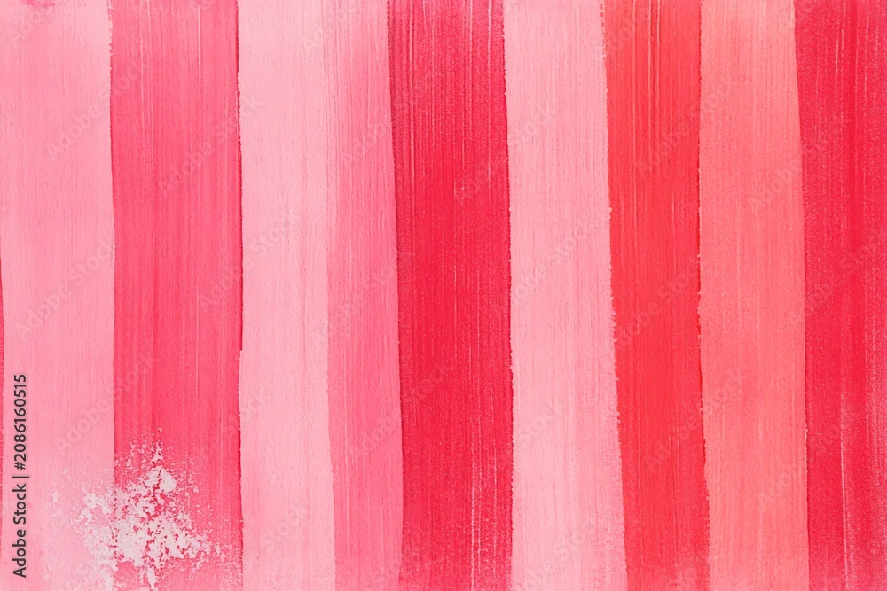 Fototapeta premium Vibrant red and pink brush strokes
