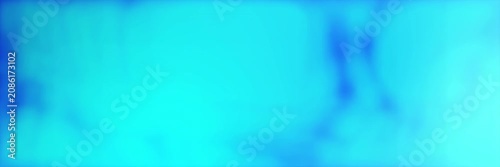 Aqua blue ink swirls form a wide website banner background template animation, abstract gradient, cool color, modern motion