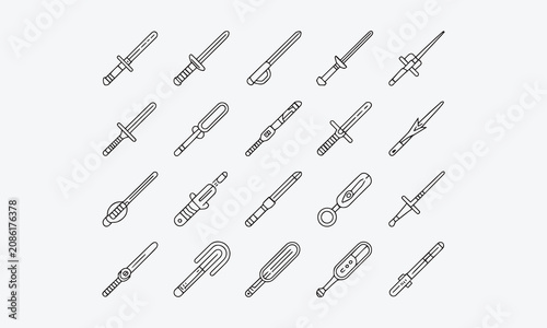 Bild auf Leinwand Laser Sword for Sci-Fi Combat Wars