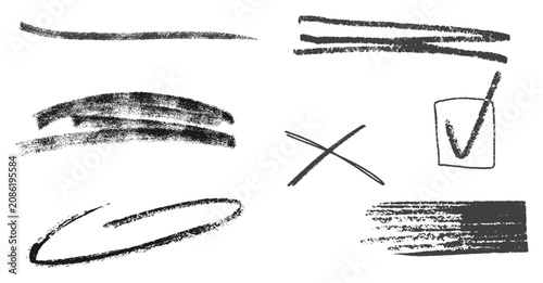 Cuadro en lienzo Doodle sketch style of sketchy pen and scribble hand drawn illustration for concept design