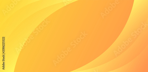Konstfotografi Vibrant abstract background with smooth, sun-kissed yellow and warm orange gradi
