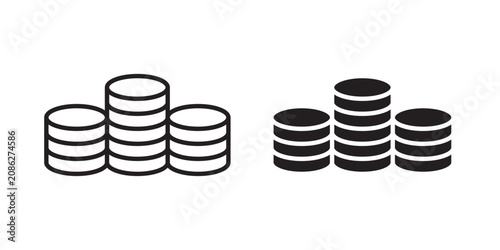 Money coin icon