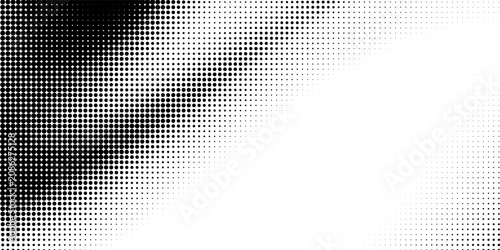 Canvastavla Grunge halftone corner gradient