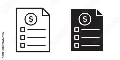 Foto Price list icon