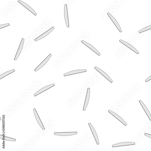 Canvastavla pattern pedicure nail file cartoon