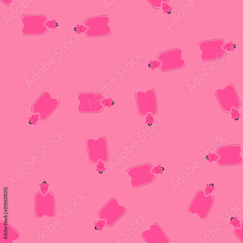 Obraz na plátně pattern distress bottle pain relief cartoon