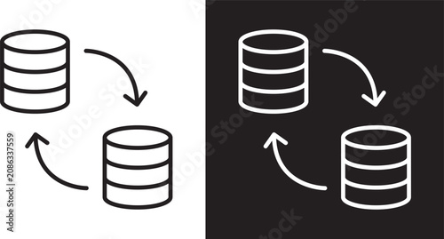Data migration icon