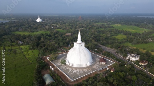 Ruwanwelisaya Stupa In Anuradhapura, Sri Lanka. 
