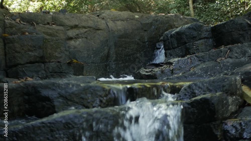 waterfall in the mountains