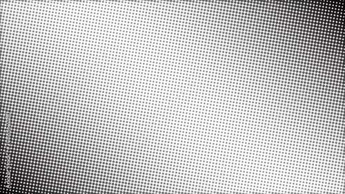 Abstract black half tone dotted texture with copy space
