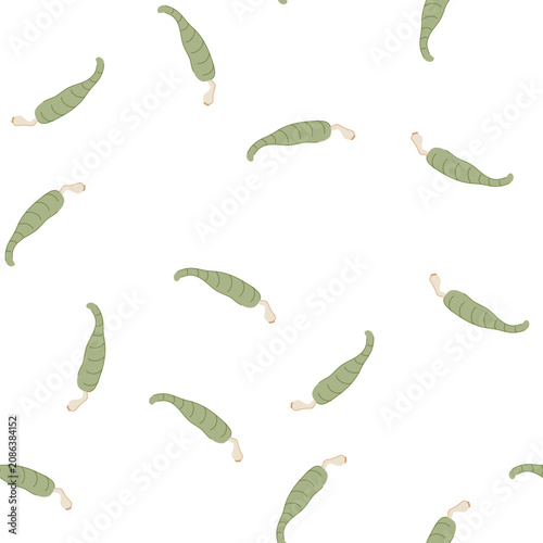 Obraz na płótnie pattern nematode parasite cartoon