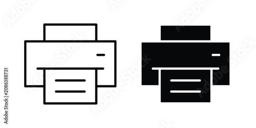 Canvastavla Printer icon minimal artwork pack